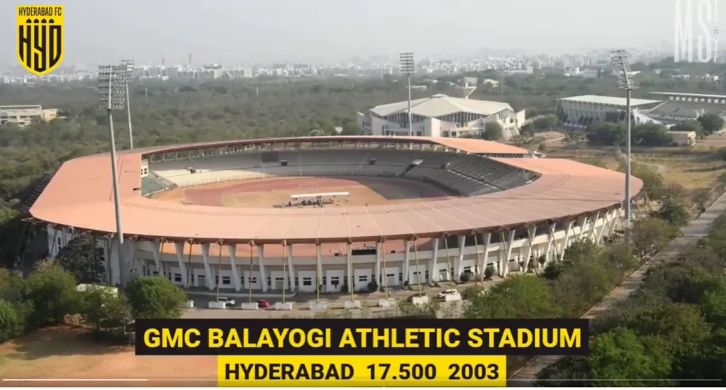 ISL Stadium Hyderabad - GMC Balayogi Athletic Stadium in Hyderabad