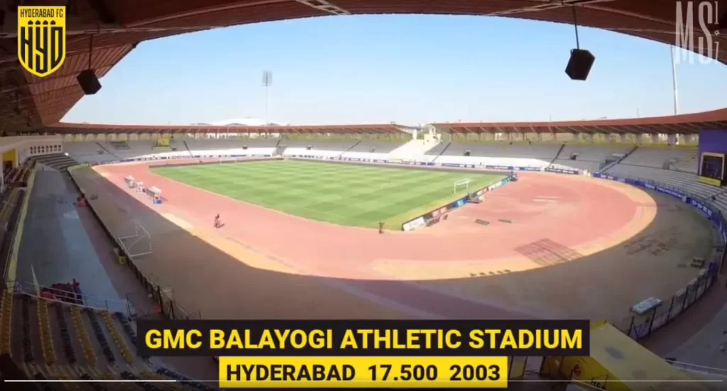 ISL Stadium Hyderabad - Inside looks of GMC Balayogi Athletic Stadium in Hyderabad